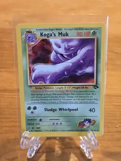 KOGA'S MUK 026/132 Gym Challenge Pokemon Card Rare WOTC NM - Image 5