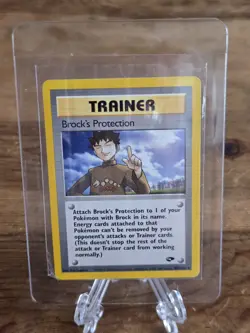 BROCK'S PROTECTION 101/132 Gym Challenge Pokemon Card Rare NonHolo WOTC NM - Image 1