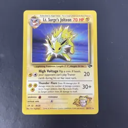 Lt Surge’s Jolteon 28/132 Pokemon Card Gym Challenge - Image 1