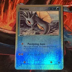 Pokemon Card - Horsea Dragon 58/97 Common Reverse Holo LP/NM - Image 1