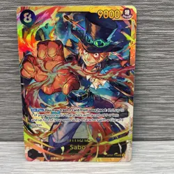 Sabo OP07-118 SEC - One Piece TCG - English Card Near-Mint Secret Rare - Image 1