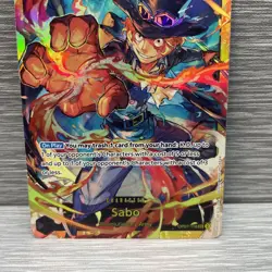 Sabo OP07-118 SEC - One Piece TCG - English Card Near-Mint Secret Rare - Image 3