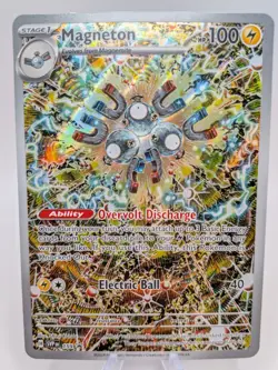 Magneton 159 Pokemon TCG S&V Surging Sparks Black Star Promo Holo Card NM - Image 2