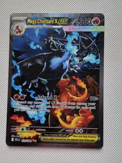 Mega Charizard X ex 125/094 SIR Phantasmal Flames Pokemon Card NM - Image 1