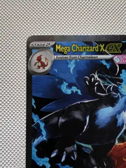 Mega Charizard X ex 125/094 SIR Phantasmal Flames Pokemon Card NM - Image 2