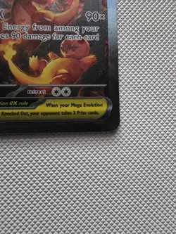 Mega Charizard X ex 125/094 SIR Phantasmal Flames Pokemon Card NM - Image 4