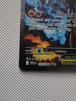 Mega Charizard X ex 125/094 SIR Phantasmal Flames Pokemon Card NM - Image 5