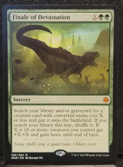 MTG War Of The Spark Finale Of Devastation 160/264 Non-foil Mythic Sorcery NM - Image 1