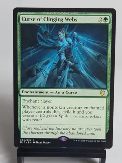 MTG - Commander: Innistrad: Midnight Hunt - Curse of Clinging Webs - Image 1