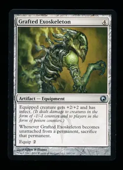 * * 1x Grafted Exoskeleton x1 * * Scars of Mirrodin MTG NM Near Mint or Close - Image 1