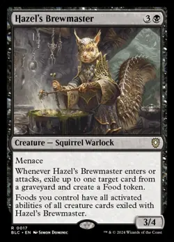 Hazel's Brewmaster (0017) - NM - Bloomburrow Commander - MTG - Image 1