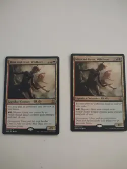 2X MTG Mina and Denn, Wildborn Oath of the Gatewatch 156/184 Regular Rare 2X - Image 1