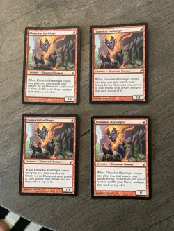 4x MTG Flamekin Harbinger Lorwyn!! - Image 1