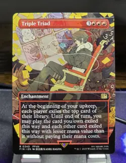 MTG - Triple Triad (0340) Rare (Borderless) - FINAL FANTASY (FIN) - Image 1