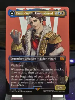 MTG - Emet-Selch, Unsundered (0394) Mythic (Borderless) - FINAL FANTASY (FIN) - Image 1
