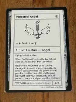 Puresteel Angel - The List - English Mystery Booster - MTG - NM, Mint - Image 1