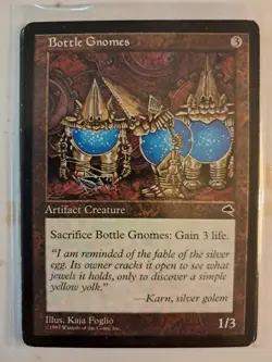 4X Bottle Gnomes Tempest MTG magic Light Play ARTIFACT PLAYSET OF 4 - Image 1