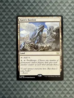 MTG Karn’s Bastion #0409 Rare Commander: March of the Machine (MOC) - Image 1