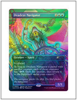 1x Deadeye Navigator, Foil, Secret Lair Drop Spongebob Bonus, Magic MTG NM - Image 1