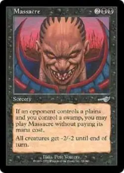 Massacre x4 Nemesis MtG NM - Image 1