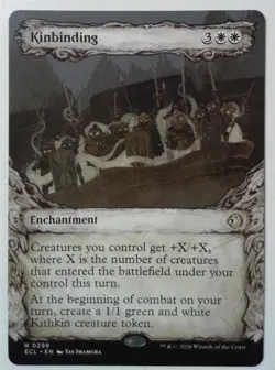 Kinbinding *Showcase Rare* Magic MtG x1 Lorwyn Eclipsed - Image 1