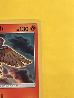2017 Pokemon TCG Shining Legends Black Star Promo Card #SM70 Shining Ho-Oh Holo - Image 3