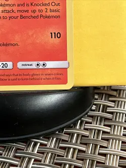 2017 Pokemon TCG Shining Legends Black Star Promo Card #SM70 Shining Ho-Oh Holo - Image 4