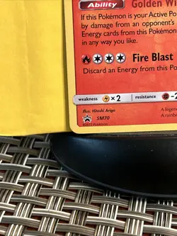 2017 Pokemon TCG Shining Legends Black Star Promo Card #SM70 Shining Ho-Oh Holo - Image 5