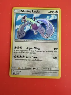 Pokemon TCG Shining Lugia SM82 Holo Rare Sun & Moon Promo Card - Image 1