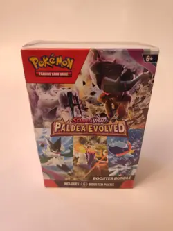 POKEMON Scarlet & Voilet Paldea Evolved Booster Bundle 6 Packs - Factory Sealed - Image 1