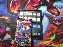 Heavy 22.67g Pokemon Mega Evolutions WEIGHTED BOOSTER PACK - Gold Mega LucarioU - Image 1