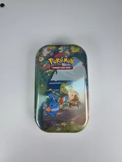 2021 Pokemon Celebrations Mini Tin (Treecko, Torchic & Mudkip) Factory Sealed! - Image 1