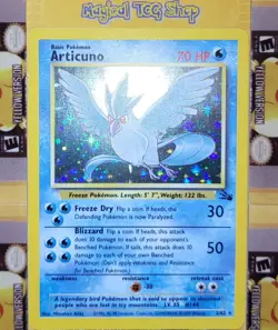 Pokemon Articuno Fossil Holo Rare 2/62 WOTC 1999 NM - Image 5