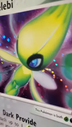 Pokemon Dark Celebi EX Hidden Legends 4/101 Holo Swirl NM - Image 2
