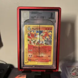 2002 Pokemon Expedition Rapidash Holo #26 Rare BGS 9 (Crack in Middle) - Image 1
