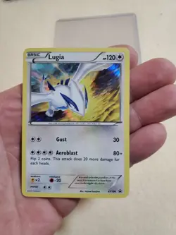 DAMAGED Pokemon TCG Lugia XY156 XY Black Star Promo Holo - Image 1