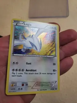DAMAGED Pokemon TCG Lugia XY156 XY Black Star Promo Holo - Image 2