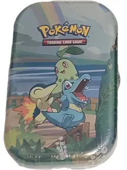 Pokemon TCG Celebrations Mini Tin JOHTO 2021 SEALED Chikorita Cyndaquil Totodile - Image 1