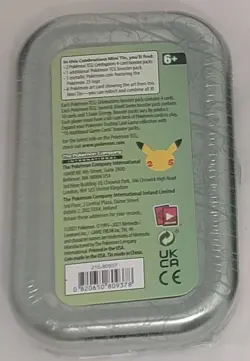 Pokemon TCG Celebrations Mini Tin JOHTO 2021 SEALED Chikorita Cyndaquil Totodile - Image 2
