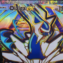 Pokemon Dialga Pocket TCG Custom Made Fan Art Holo With Texture - Image 2