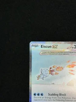 Eiscue ex 222/197 Pokemon SV03: Obsidian Flames Special Illustration Rare SIR NM - Image 3