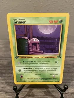 Pokemon TCG Grimer Fossil 48/62 Regular 1st Edition Common-NM!! - Image 1