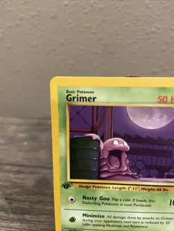 Pokemon TCG Grimer Fossil 48/62 Regular 1st Edition Common-NM!! - Image 2