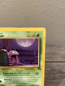 Pokemon TCG Grimer Fossil 48/62 Regular 1st Edition Common-NM!! - Image 3
