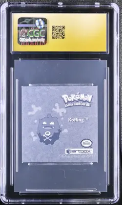 CGC Pristine 10 - Koffing (Prism) - Pr29 - 1999 Pokemon Artbox Series 1 Sticker - Image 2