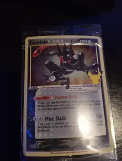 POKEMON SEALED GRENINJA GOLD STAR SWSH144 CELEBRATIONS STAMPED PROMO - Image 3