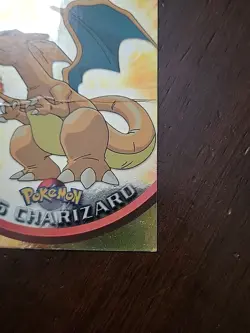 DMG! UK Print 🇬🇧 HOLO #06 CHARIZARD 1999 Topps Pokemon Series 1 Blue Label - Image 5