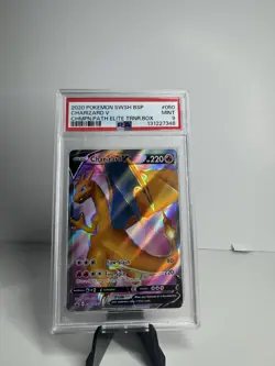 2020 Pokemon SWSH BSP Charizard V PSA 9 SWSH050 - Image 1