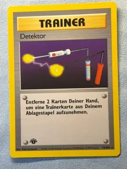Pokemon Base Set 1st Edition German Item Finder 74/102 Non Holo NM or better - Image 1