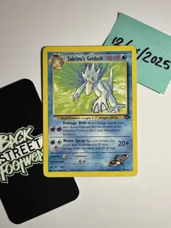 Sabrina's Golduck 30/132, Gym Challenge, Pokemon TCG, Unlimited 2000, WOTC, NM - Image 1